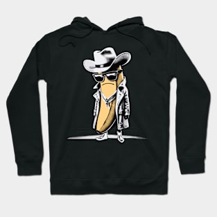 Banana Cowboy Cowgirl Country Western Novelty Funny Banana Hoodie